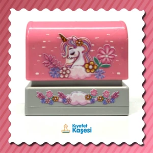 Kıyafet Kaşesi Pembe Unicorn