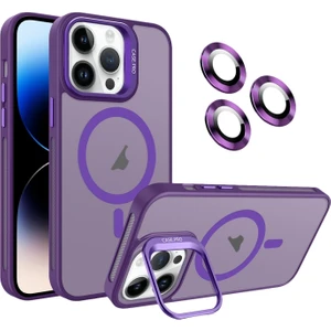 iPhone 13 Pro Max Kılıf Kamera Koruma Standı Magsafe Alp Kapak