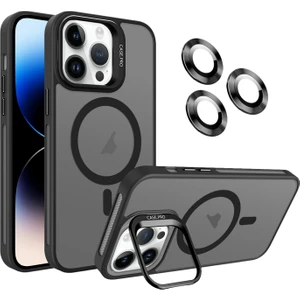 iPhone 13 Pro Max Kılıf Kamera Koruma Standı Magsafe Alp Kapak