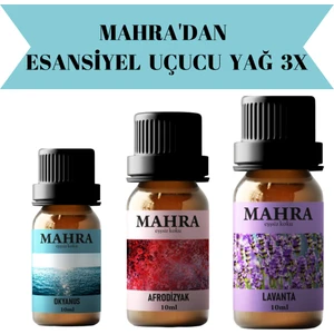 Okyanus, Afrdzyk, Lavanta Esansiyel Uçucu Buhurdanlık Yağı Oda Kokusu 10 ml x 3