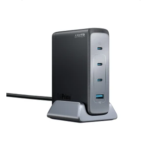 Prime 749 240W 4 Port GaN Şarj Cihazı - USB-C Hızlı Telefon Tablet Macbook Masa Üstü Şarj Aleti + 240W Type-C Şarj Cihazı (Anker Türkiye Garantili)