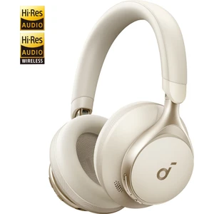 Soundcore Space One Aktif Gürültü Engelleyicili Kablosuz Kulaküstü Kulaklık - 40 Saat Oynatma Süresi - ANC - Bluetooth 5.3 -AI Destekli 3 Mikrofon - Beyaz