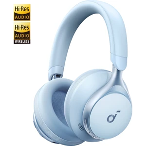 Soundcore Space One Aktif Gürültü Engelleyicili Kablosuz Kulaküstü Kulaklık - 40 Saat Oynatma Süresi - ANC - Bluetooth 5.3 -AI Destekli 3 Mikrofon - Mavi