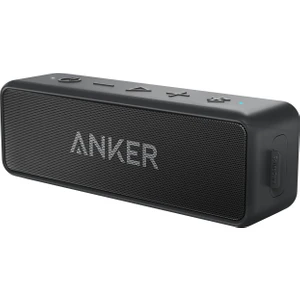 Soundcore 2 Bluetooth Hoparlör - 12W Stereo Ses - IPX5 Suya Dayanıklılık - 24 Saate Varan Şarj - Siyah - A3105 (Anker Türkiye Garantili)