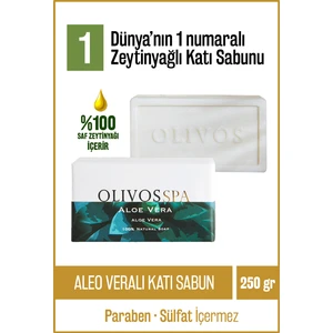 %100 Doğal Spa Serisi Aloe Vera Ve Zeytinyağı Katı Sabun El Sabunu Nem Dengeleyici 250 gr