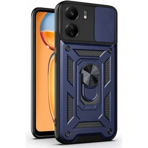 Xiaomi Poco C65 Kılıf Impact Resistant Lacivert