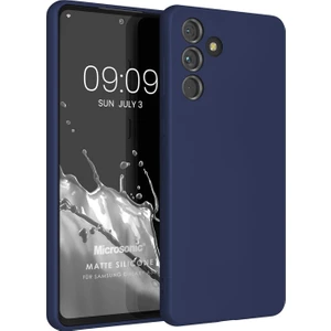 Matte Silicone Samsung Galaxy A55 Kılıf Lacivert