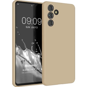 Matte Silicone Samsung Galaxy A55 Kılıf Gold