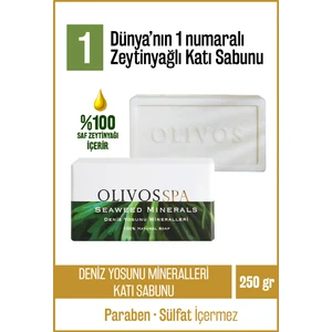 %100 Doğal Spa Serisi Deniz Yosunu Mineralli Zeytinyağı Katı Sabun El Sabunu Nem Dengeleyici 250 gr