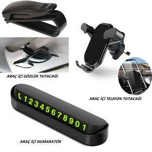 Araç Içi Üçlü Aksesuar Seti