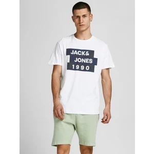 Jack & Jones Erkek Göğüs Logo Baskılı Tişört - Star