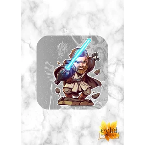 Eylül Design Star Wars Baskılı Özel Tasarım Baskılı Mdf Kare Bardak Altlığı