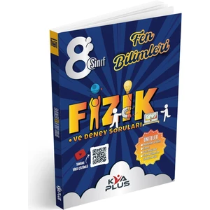 KVA Yayınları 8. Sınıf Fen Bilimleri Fizik ve Deney Soruları