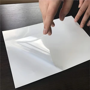 Şeffaf Etiket Sticker A4 100 Adet
