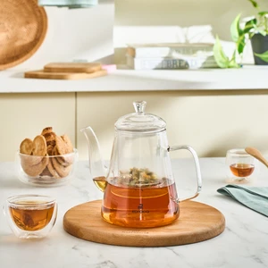 Lemur Borosilikat Cam Demlik 1000 ml