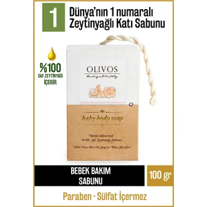 Doğal Baby Body Zeytinyağlı Bebek Cilt Bakım Temizlik Sabunu Zeytinyağı Sabunu 100 gr