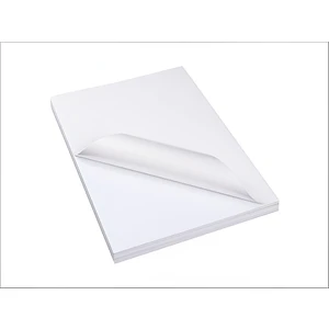 Kaan Matbaa A4 100 Adet Adestor Marka Arkası Kesimli Yapışkanlı Parlak Kuşe Etiket Sticker