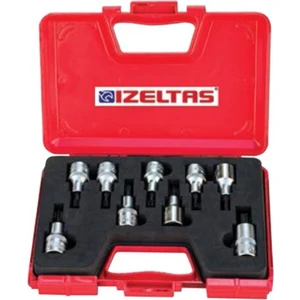 İZELTAŞ 1/2" LOKMALI TORX UÇ TAKIMI 60mm 9 PARÇA