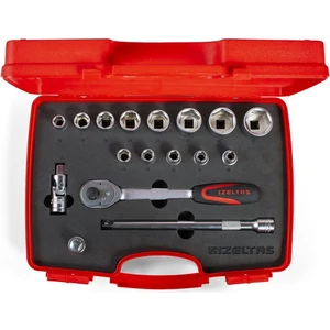 İZELTAŞ 1113 1/2" ALTI KÖŞE LOKMA TAKIMI 17 PARÇA