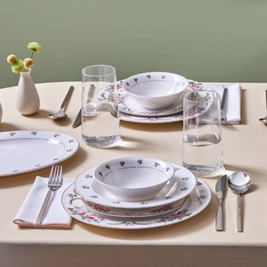 Molise 56 Parça 12 Kişilik New Bone Yemek Takımı