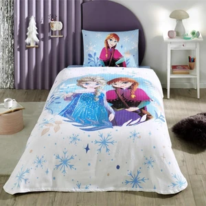 Lisanslı Frozen Spring Tek Kişilik %100 Pamuk Pike Takımı