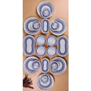 32 Parça 6 Kişilik Maku Porselen Kahvaltı Takımı - Lüx Kahvaltılık Sunum Seti