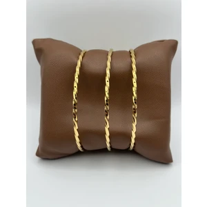 Arnes Jewelry Çelik Burgu Ajda Bilezik - 3 Adet