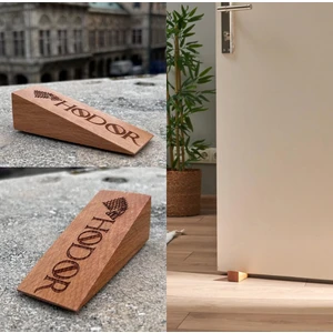Royal Hediyelik 4 Adet Hodor,  Yazılı Kaydırmaz Keçeli Kapı Stoperi, Kapı Takozu, Durdurucu