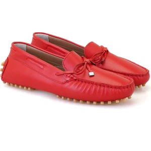 Marquita Kırmızı Kadın Deri Loafer