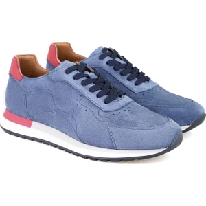 Carrol Lacivert Erkek Deri Spor Ayakkabı