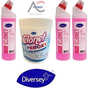 4'lü Temizlik Paketi 3 Adet Extra Banyo Temizleyici + 1 Adet Beyazlar Için Leke Çıkarıcı