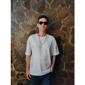 Beach Glow Beyaz Düz Basic T-Shirt