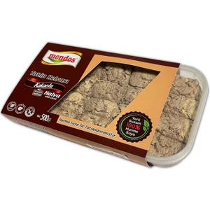 Rafine Şeker İlavesiz  Kakaolu Tahin Helvası ( Coğrafi Işaretli Yerli Fethiye Tahini - Hurma Suyu ) 500 gr