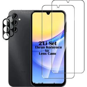 M.TK Moveteck Samsung Galaxy A54 Kamera Koruma Lens Koruyucu Cam + 9h Temperli Ekran Camı 2in1 Set
