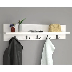 Duvar Askılığı, Portmanto, Elbise Askılığı 80 cm Beyaz