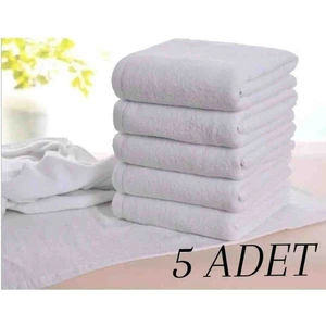 Osmanlı Home Concept 5 Adet Otel Havlusu  Pamuklu El&yüz&baş Havlusu 50X90 cm
