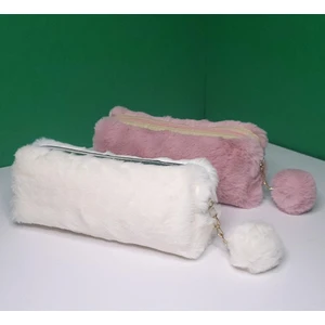 Dolphın  PC-897 Peluş Kalem Çantası Ponponlu