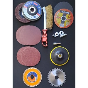20 Parça Spiral Avuç Taşlama Spiral Cırt Zımpara Ahşap Inox Metal Mermer Kesici Kesme Flap Disk