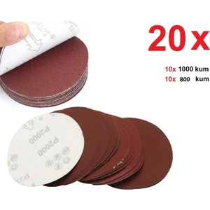 115MM Cırtlı Zımpara Seti 20 Adet 1000 Kum 800 Kum Kuru Zımpara Seti