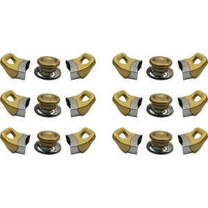 Tencere Tava Sahan Kulp ve Kapak Kulpu Altın Sarı Gold 6 Set