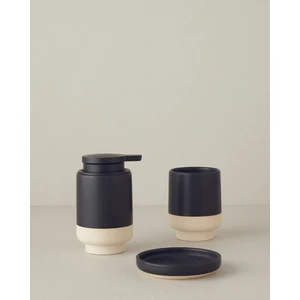 English Home Albena Stoneware Banyo Seti Siyah