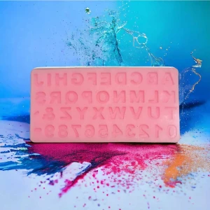 By Hobi Yap 1 Cm'lik Harfler Silikon Kalıp No 2