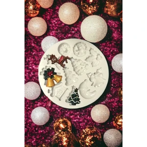 By Hobi Yap Noel Figürleri Silikon Mum Kalıbı No: 2