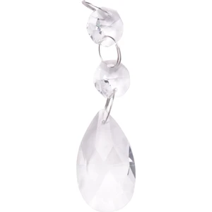 20 Adet Avize Kristalleri, Temizle Gözyaşı Kristal Avize Kolye Parçaları Boncuk, Avizeler Için Asılı Kristaller (38MM, Şeffaf),декоративные Подарки (Yurt Dışından)