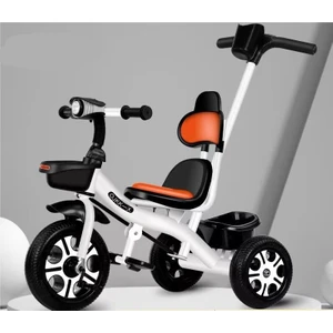Çocuk Pedalı Itme Üç Tekerlekli Bisiklet 1-2-3-5--6 Yaşında Büyük Bebek Bisikleti (Yurt Dışından)