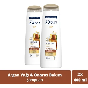 Saç Bakım Şampuanı Argan Yağı Onarıcı Bakım 400 ml x2 Adet