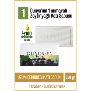 %100 Doğal Spa Serisi Üzün Çekirdeği Ve Zeytinyağı Katı Sabun El Sabunu Nem Dengeleyici 250 gr