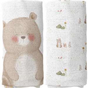 Casadora Baby Moni 100% Pamuk Müslin Örtü Seti (90X90 cm 2'li)