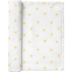 Casadora Baby Müslin Örtü 100% Pamuk Yıkanmış 115x115 cm Güneş Desenli Çok Amaçlı