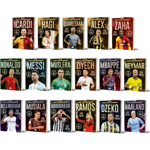 Benim Futbol Kahramanım İcardi - Benim Futbol Kahramanım Hagi - Benim Futbol Kahramanım Quaresma - Benim Futbol Kahramanım Alex - Rob Green 17'li Set